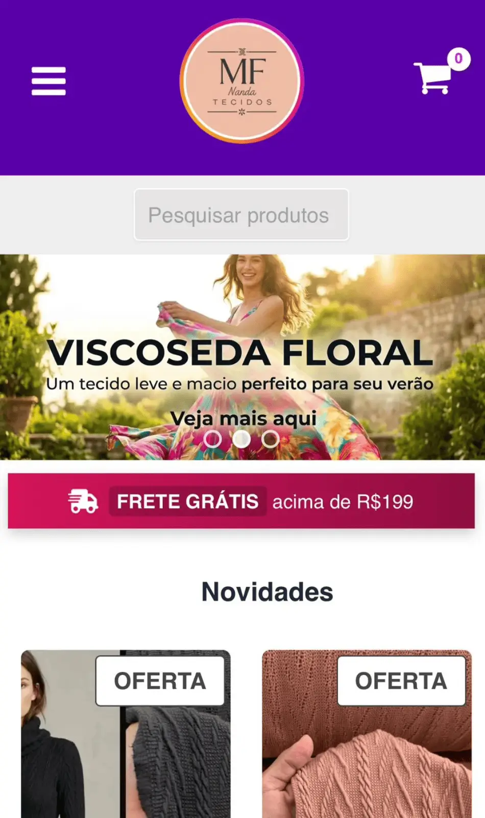 Loja de Tecido Profissional